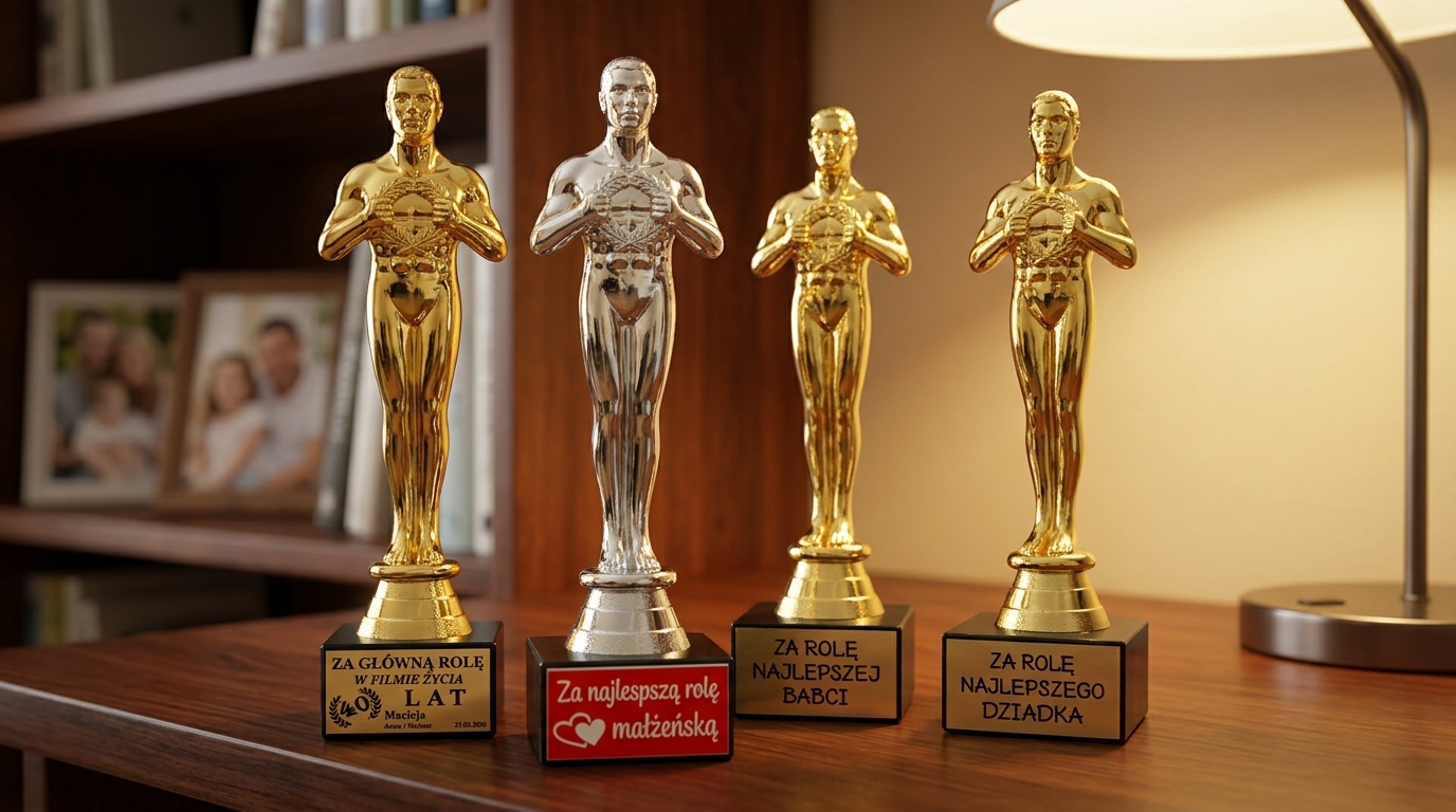 98. Gala Oscarowa tuż tuż! Zdobądź wymarzoną statuetkę oskara z własną dedykacją lub grawerem