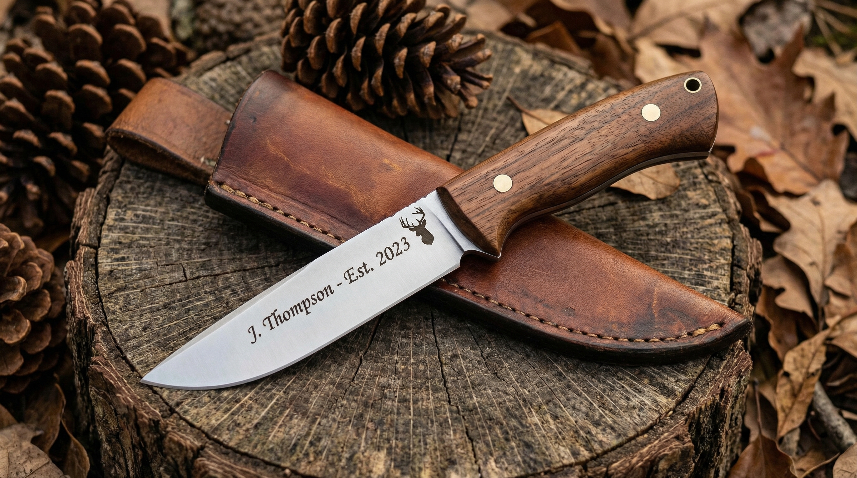 Najlepszy pomysł na prezent dla myśliwego? Nasza propozycja: personalizowany nóż z grawerem